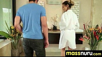 Preview 2 of Berthe Butt - Lucky Client gets a Full Service Massage 4