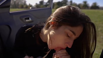 Preview 3 of Xxx Sey Videos Download - Horny Teen Sucked and Swallowed me on our Road Trip - Amateur POV