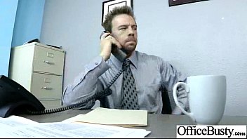 Preview 3 of Bbc Glassess In Ebony Pussy - Lovely Girl (diamond) With Big Tits Get Banged Hard Style In Office movie-11