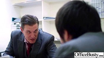 Preview 1 of Wife Lost To Poker Game - Lovely Girl (lou lou) With Big Tits Get Banged Hard Style In Office movie-23