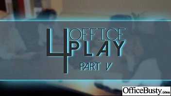 Preview 1 of Angel Lima Brazil - Lovely Girl (anya diamond jade jasmine) With Big Tits Get Banged Hard Style In Office movie-03