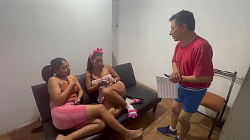 Preview 1 of Hindi Marvari New Saxy Video - My stepfather puts it in my ass just because I did poorly in the 4th of July lesson without knowing how slutty and horny he would be with my naughty
