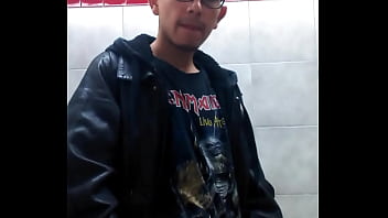 Preview 1 of Nadai Sex - Twink Bathroom jerk off (cum)