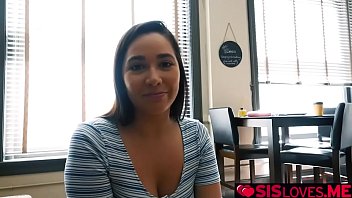 Preview 2 of Sleeping Mom Teen Sexs - Stepbro got his big fat cock sucked and boob fucked