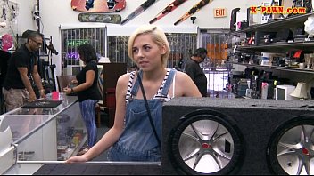 Preview 1 of Mor O Ns - Blonde babe pawns her pussy and banged by pervert pawn dude