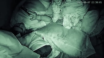 Preview 1 of Coma Pashents - sneaky wife caught playing by hidden camera