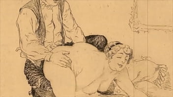 Preview 3 of Shes In Love - vintage erotic drawings