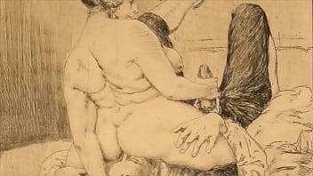 Preview 4 of Shes In Love - vintage erotic drawings