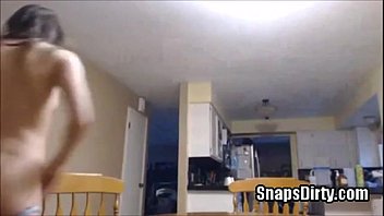 Preview 4 of Depekiea Xxx - teen from SnapsDirty masturbating on kitchen table