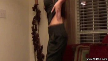 Preview 1 of Ll Mom Nd Son - Strip Teasing From the Blonde MILF