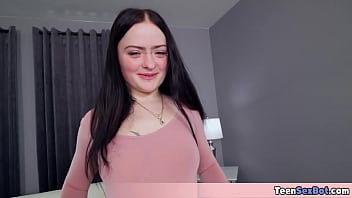 Preview 2 of Girl At The Top - Cute stepsister Imani interested in rough fetish sex and I offer her to give a little demonstration