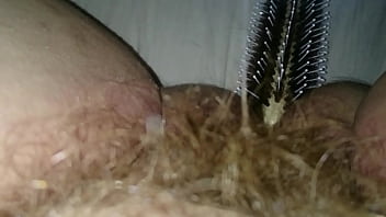 Preview 2 of Jewell Karin Champagne Lesbian - Fucking my wet hairy pussy and ass