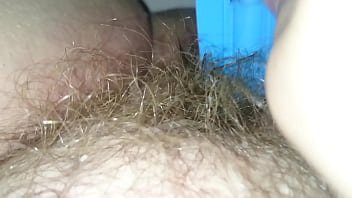 Preview 3 of Jewell Karin Champagne Lesbian - Fucking my wet hairy pussy and ass