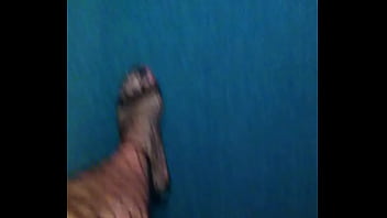 Preview 1 of Parasut Kayseri - Walking in Sexy High Heels Fishnet Stockingd