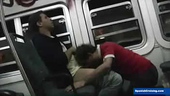 Preview 2 of Streetlight Black Cock - Sex in Commuter Train