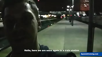 Preview 1 of Streetlight Black Cock - Sex in Commuter Train