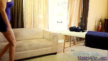 Preview 1 of Sunny Keone Full Sec Videos - Busty masseuse jerks cock