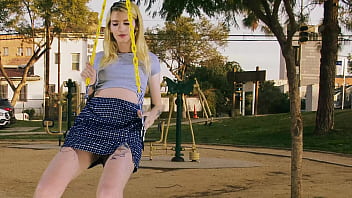 Preview 1 of Jeny Smith Masterbate - &sect_ Hazel Haze fucked on a swing