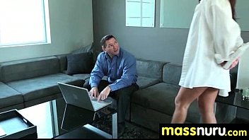 Preview 1 of Lisa Ann Anf Fans - Nuru Massage Ends with a Hot Shower Fuck 30