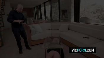 Preview 2 of Fadar Beby - Sexy latina teen Destiny Cruz fucked while stuck by her boyfriend