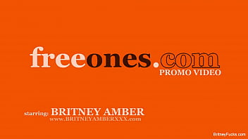 Preview 1 of Cd Gdhd - Britney Amber Crotchless Fishnet Solo