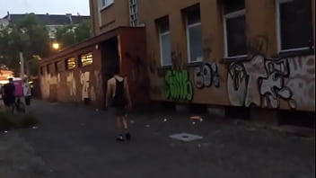 Preview 1 of Nature Moms Fuck - Public piss during street festival Sequence 6