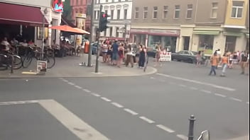 Preview 1 of Nadia Ali Has To Indian - Public piss during street festival Sequence 1