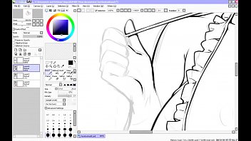 Preview 4 of Haryr Hor - Hentai Speed Drawing - Part 2 - Inking