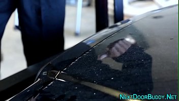 Preview 1 of Wallpapers Porno - Ripped jock jizz on car