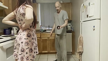 Preview 2 of Hard Core With Rope - step dad catches step daughter out late drinking,  he wont tell step mom if she lets him use her ass,  pussy and mouth.