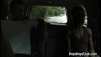 Preview 4 of Sex With Over - BlacksOnBoys - Black Muscular Gay Dude Fucks White Boy 25