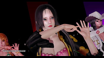 Preview 1 of 70 Years Old Cum6 - [MMD] Girl&#039_s Day - Expectation Hot Striptease Boa Hancock Nami Nico Robin One Piece 3D Porn Hentai Uncensored