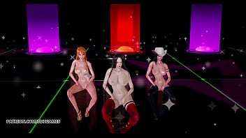 Preview 4 of 70 Years Old Cum6 - [MMD] Girl&#039_s Day - Expectation Hot Striptease Boa Hancock Nami Nico Robin One Piece 3D Porn Hentai Uncensored
