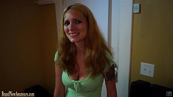 Preview 1 of Sexy Lady In Red Masturbates - Sexy big boob Mom fucked on casting couch