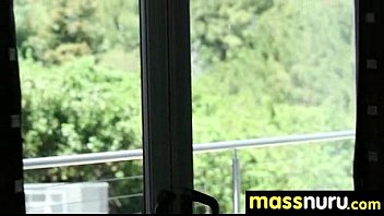 Preview 2 of Doggy Style Interracial Asian - Japanese Masseuse Gives a Full Service Massage 15