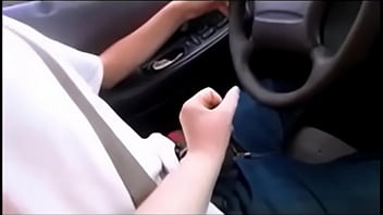 Preview 2 of Amateur Arab Teen - Wife Teaches Teen To Drive While Playing with his Dick &amp_ Make Him Cum Huge
