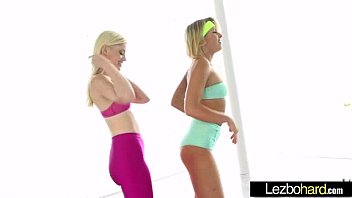 Preview 3 of Hq Porn Liseli Yasemin - Sex Tape With Cute Lez Horny Girls (Zoey Monroe &amp_ Charlotte Stokely) movie-30