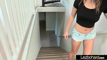 Preview 2 of Gay Bog Dick - Sex Tape With Cute Lez Horny Girls (Abigail Mac &amp_ Daisy Summers) movie-03