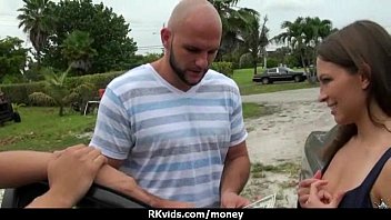 Preview 4 of Grand Black Oma - Tight teen fucks a man in front of the camera for cash 24