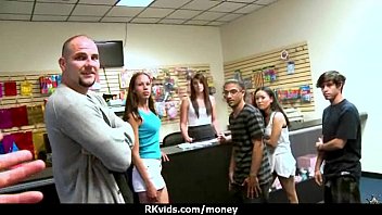 Preview 4 of Mmom Blonde - Tight teen fucks a man in front of the camera for cash