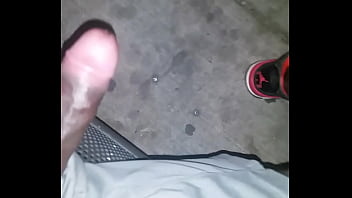 Preview 4 of Sheeva Mortal Kombat - At bus stop showing my dick to passing cars