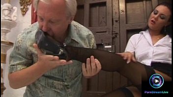 Preview 2 of Naked Sex Of Namrata Shrestha - Luscious Valentina Velasquez gives sensual footjob to grandpa