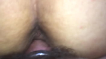 Preview 1 of Amina Miley Tube - Close up of her riding me reverse cowgirl.