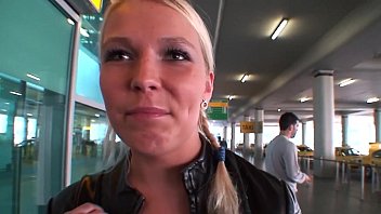 Preview 1 of Salina Stel Car - Adorable czech babe fucks for money