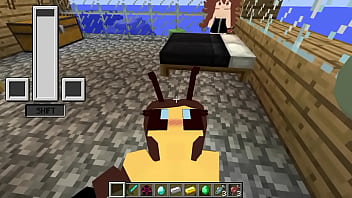 Preview 4 of Boobs Squeeze Sucked Forcefully - Sex with Jenny&#039_s friends and family minecraft