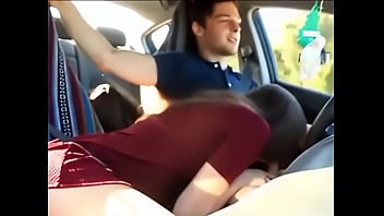 Preview 1 of Indian Bhabhi Ki Suhag Rat - 6333535 hot girl gives blowjob in car while bf is driving