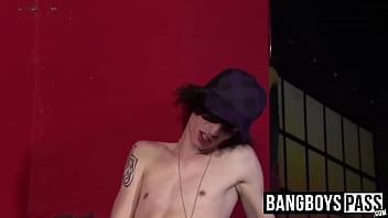 Preview 3 of Nostalgia Japan Hd - Three twinky emo dudes are having fun together in a bareback