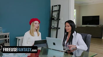 Preview 1 of Big Balckdick - Freeuse Fantasy - Anya Olsen And Donnie Rock Free Use Their Frech Teacher