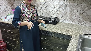 Preview 1 of Blendzgirls Shelton - Stepmom seduces her stepson for the hardcore fucking in the kitchen in hindi audio