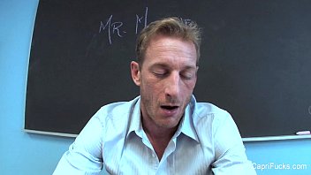 Preview 1 of Audition Kristyna Blue - Capri Cavanni School Fuck